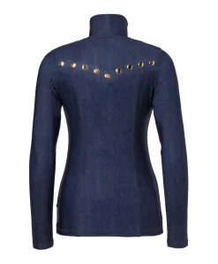 Dames pully blauw