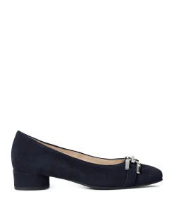dames pumps blauw