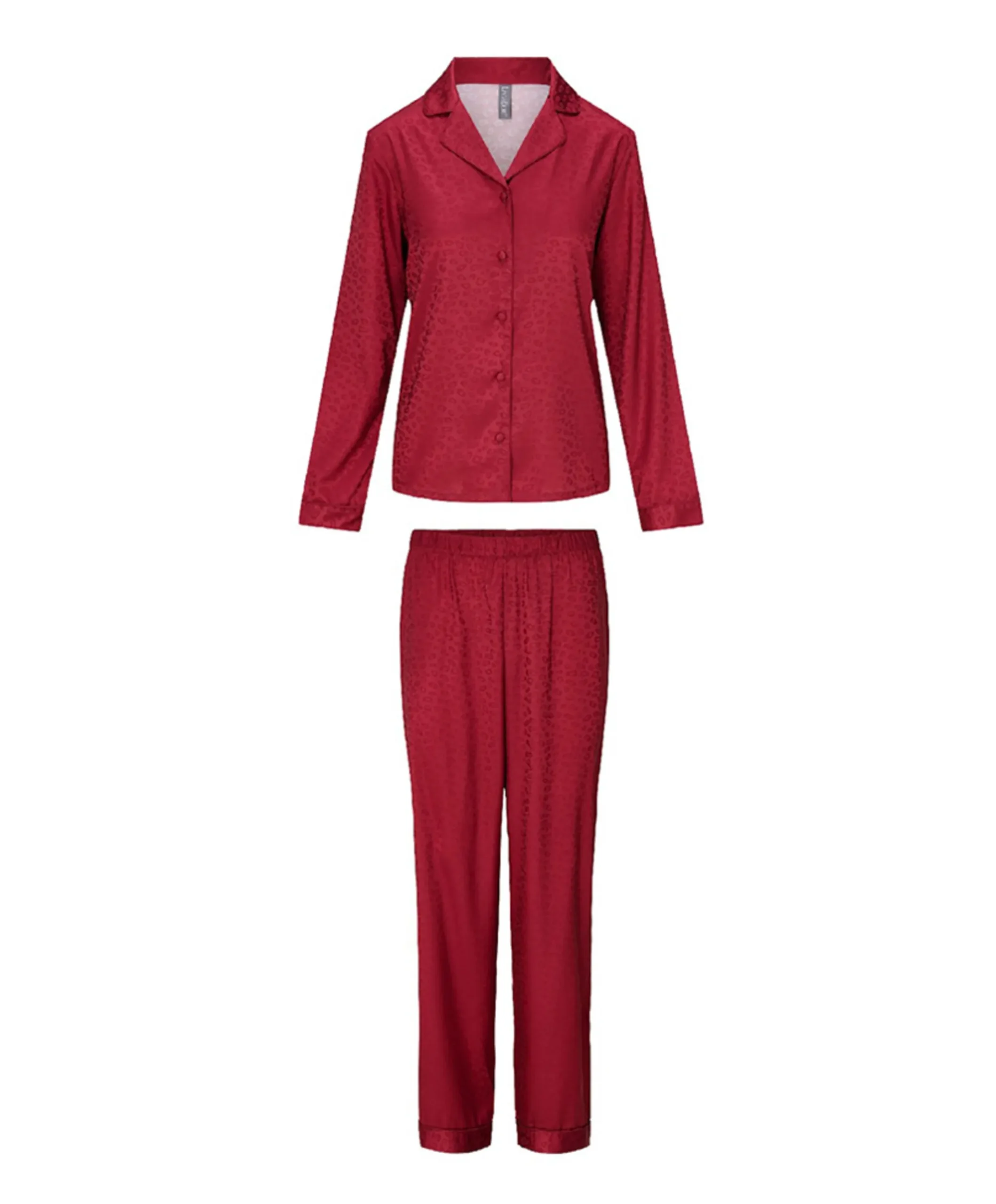 Dames pyjama bordeaux
