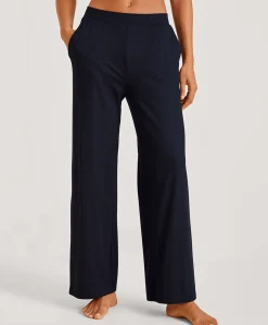 Dames pyjamabroek blauw