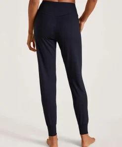 Dames pyjamabroek blauw