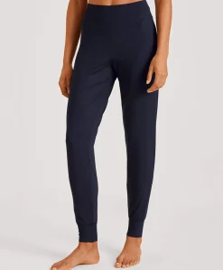 Dames pyjamabroek blauw