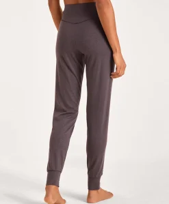 Dames pyjamabroek bordeaux
