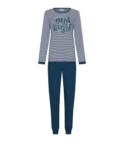 Dames pyjamaset blauw