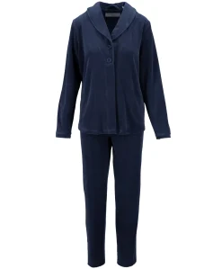 Dames pyjamaset blauw