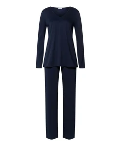 Dames pyjamaset blauw