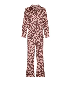 Dames pyjamaset bordeaux