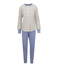 Dames pyjamaset ecru