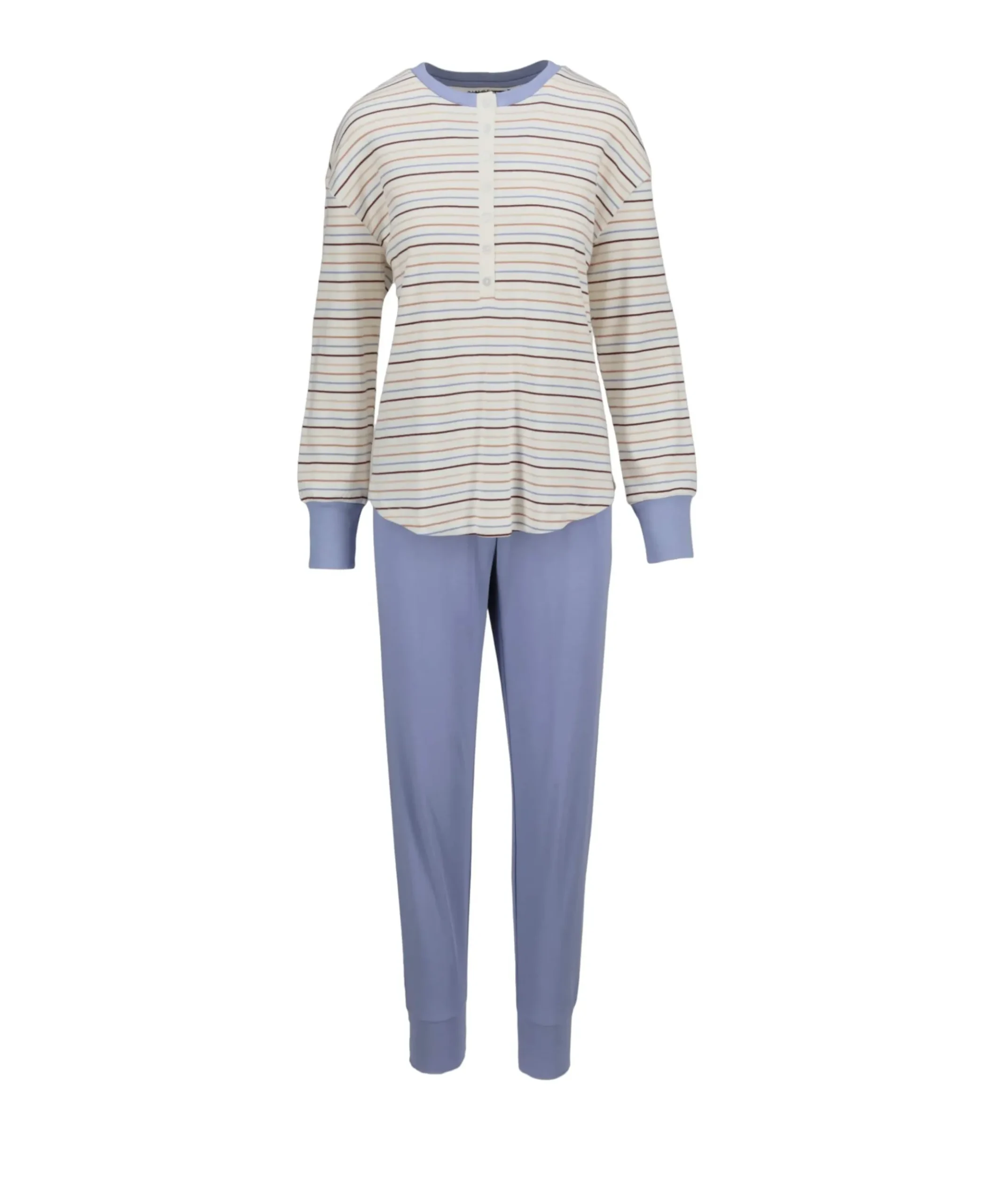Dames pyjamaset ecru