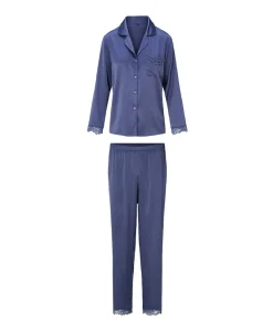 Dames pyjamaset grijs
