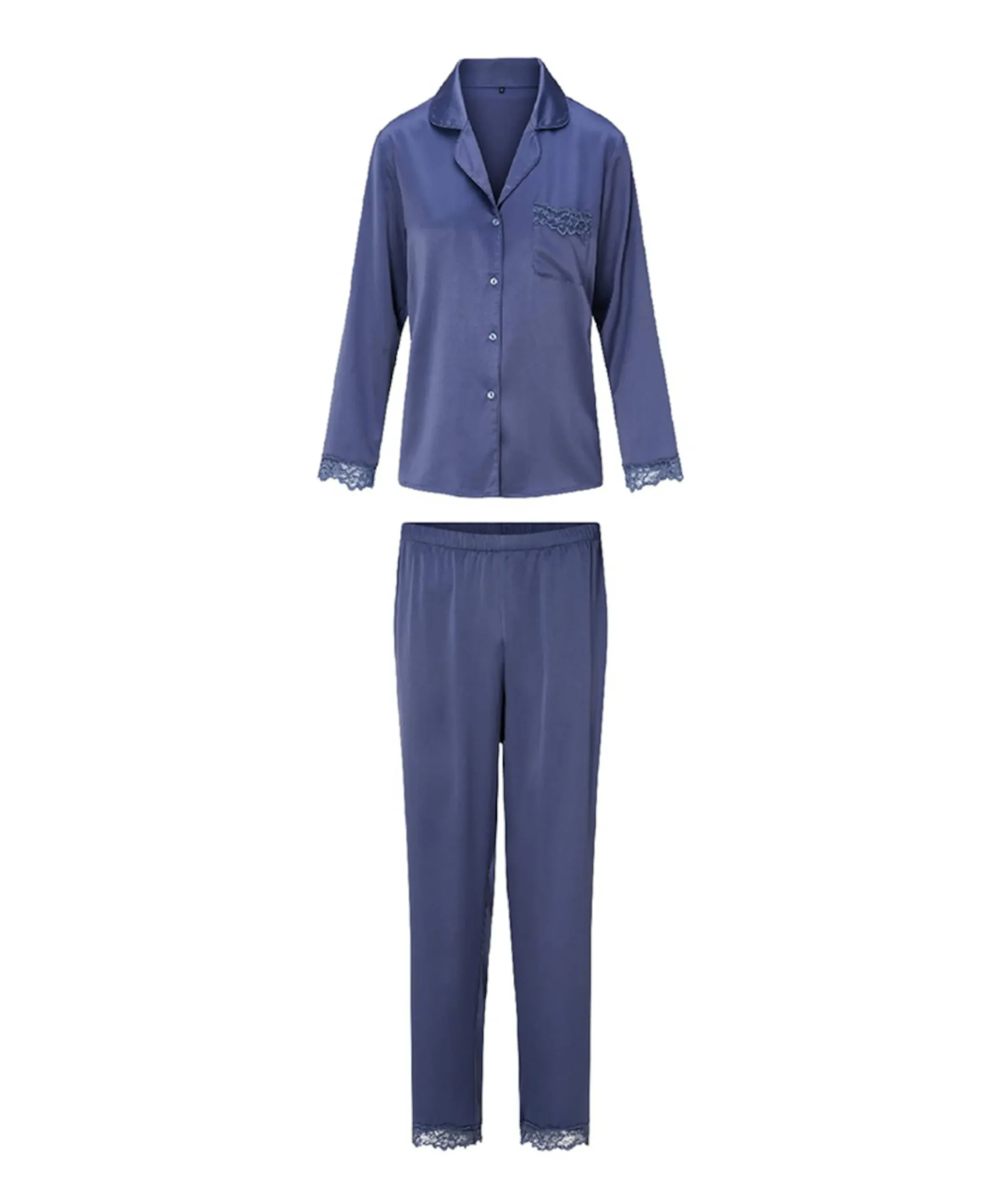 Dames pyjamaset grijs