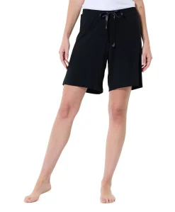 Dames pyjamashort zwart