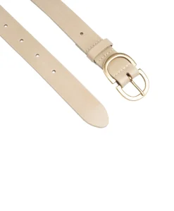 Dames riem beige