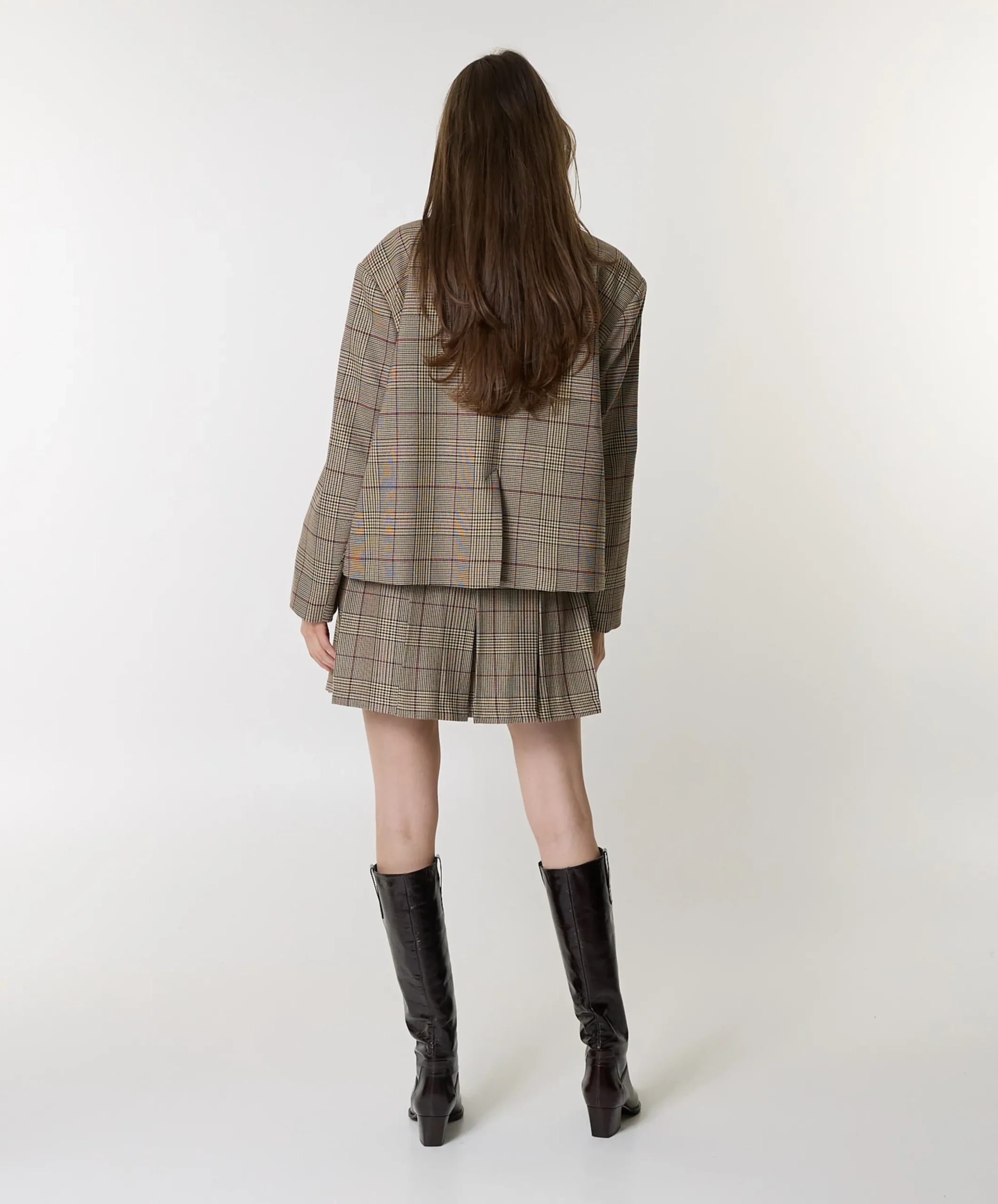 Dames rok beige