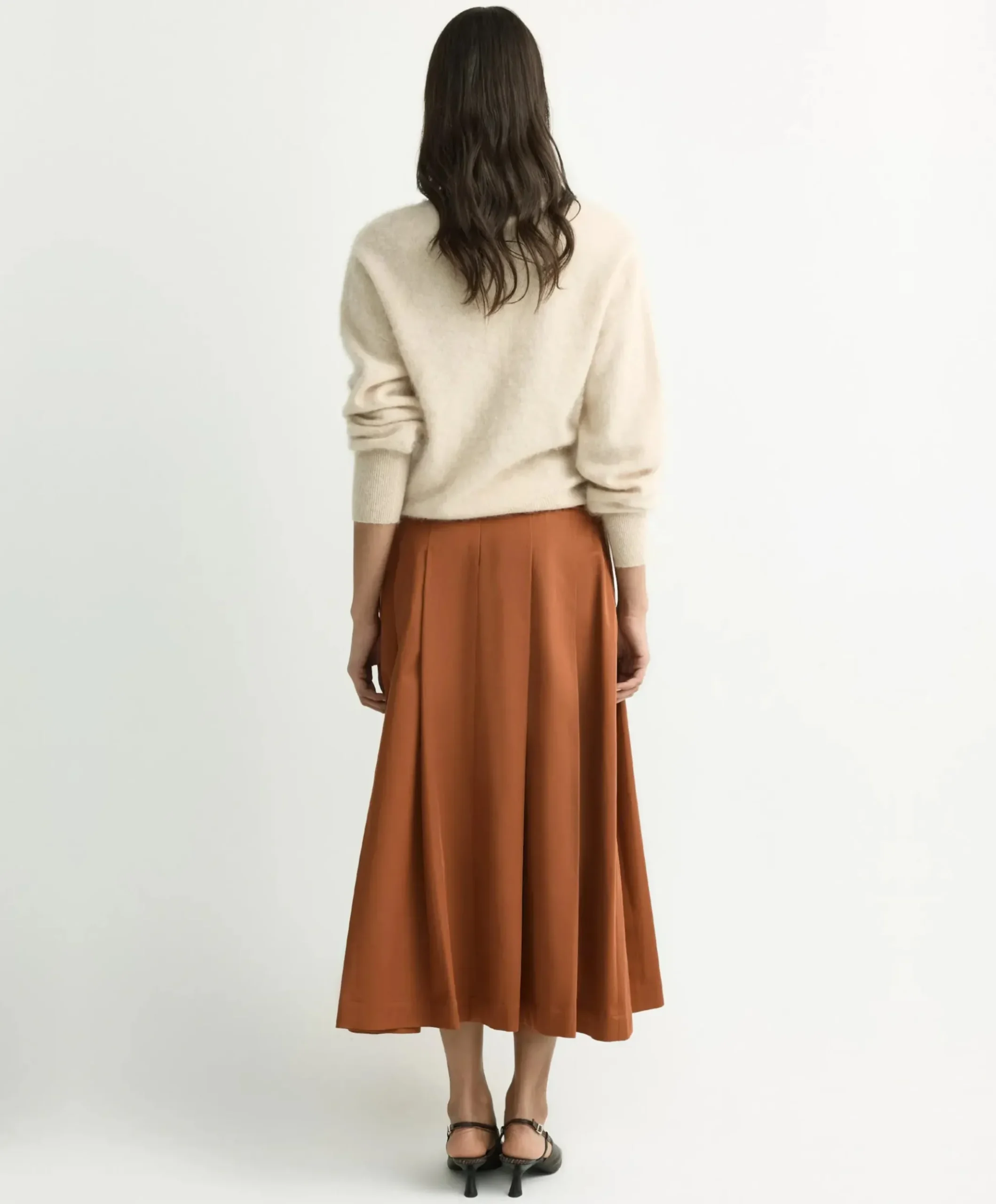 Dames rok beige