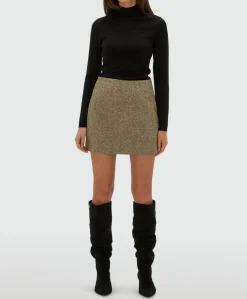 Dames rok beige