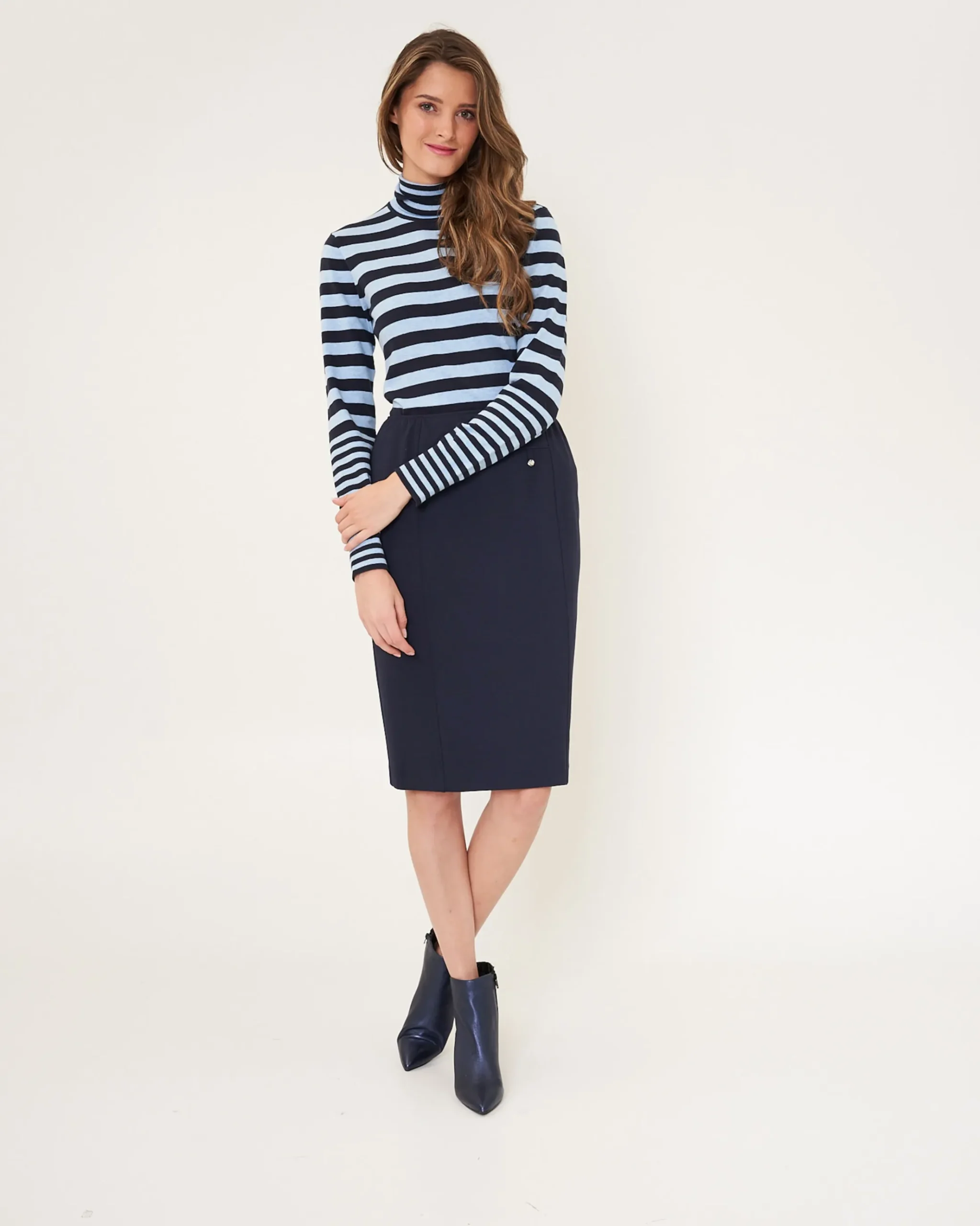 Dames rok blauw