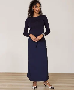 Dames rok blauw