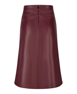 Dames rok bordeaux