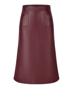 Dames rok bordeaux
