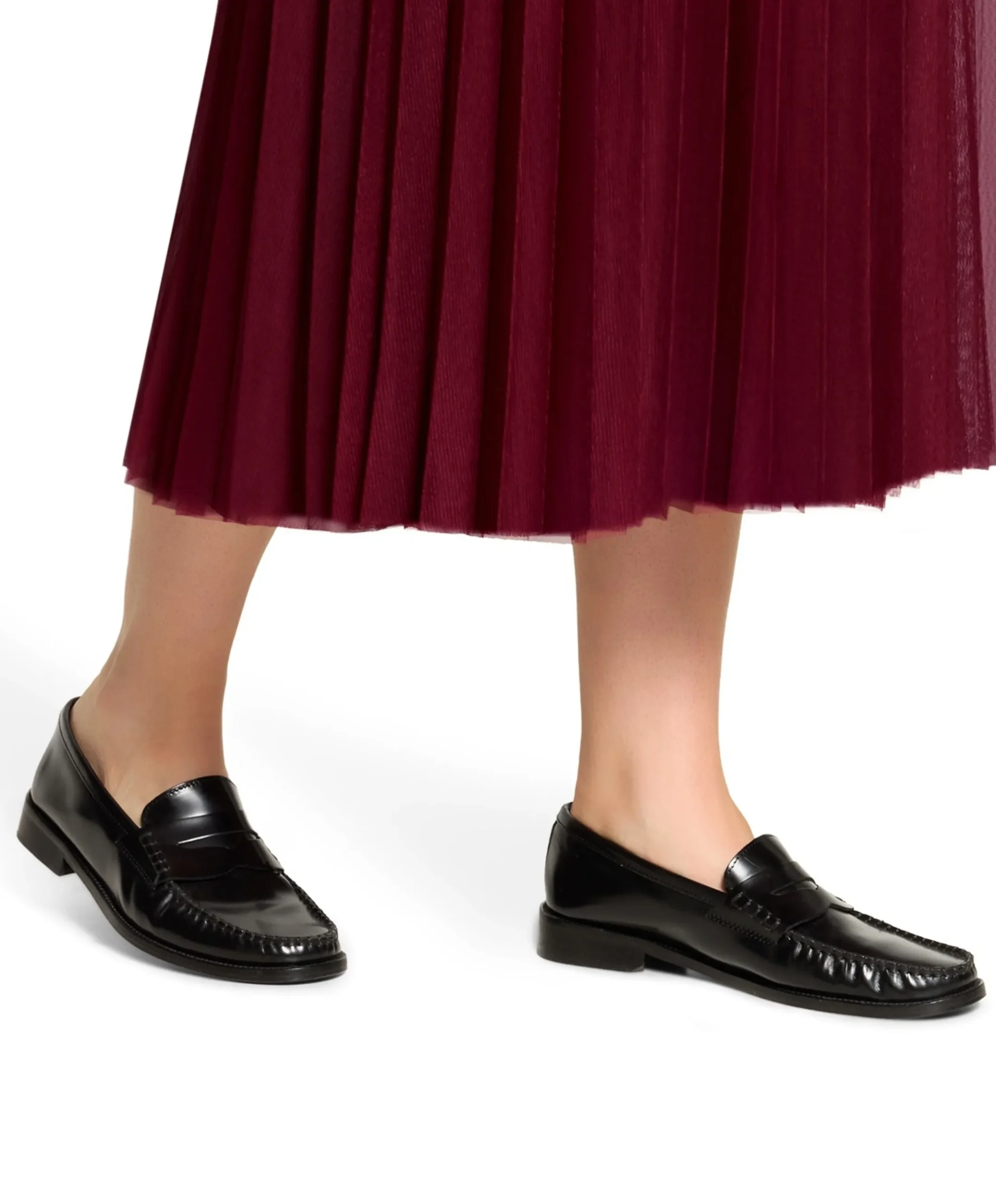 Dames rok bordeaux