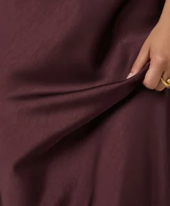 Dames rok bordeaux