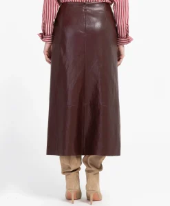 Dames rok bordeaux