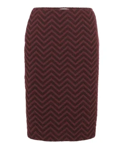 Dames rok bordeaux