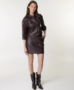 Dames rok bordeaux