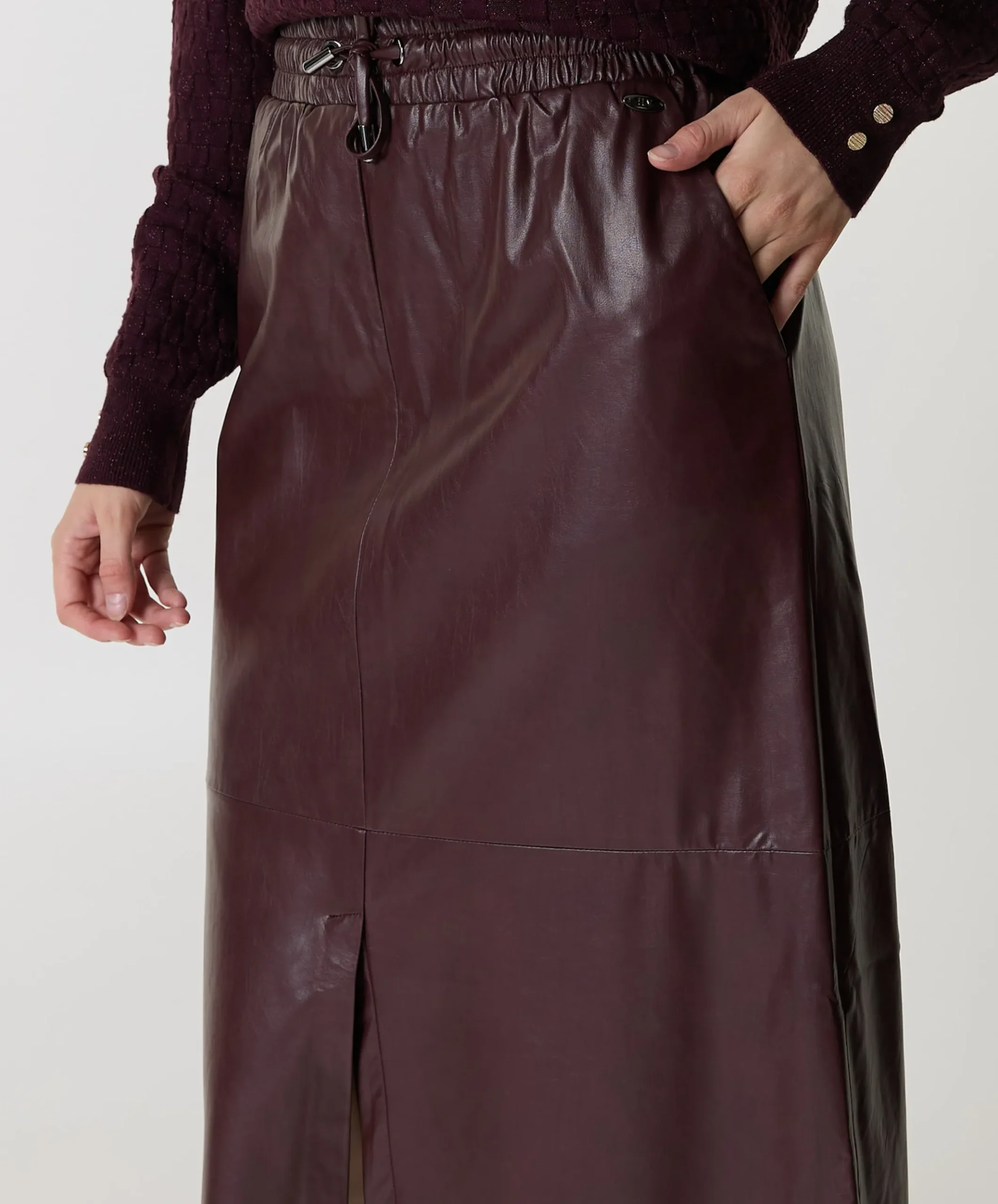 Dames rok bordeaux