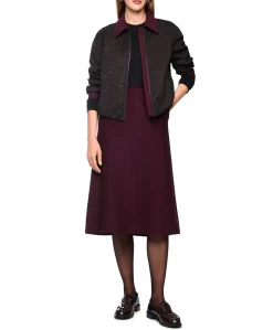 Dames rok bordeaux