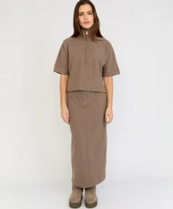Dames rok bruin