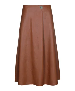 Dames rok bruin