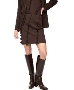 Dames rok bruin