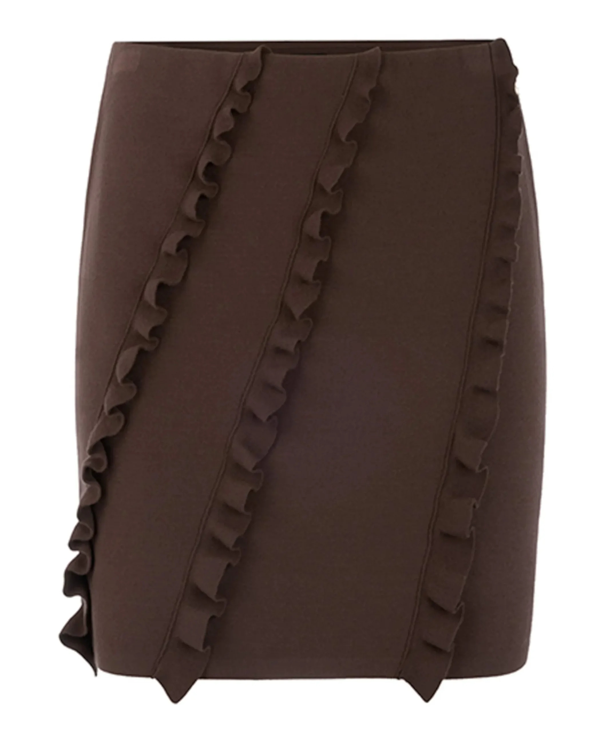 Dames rok bruin