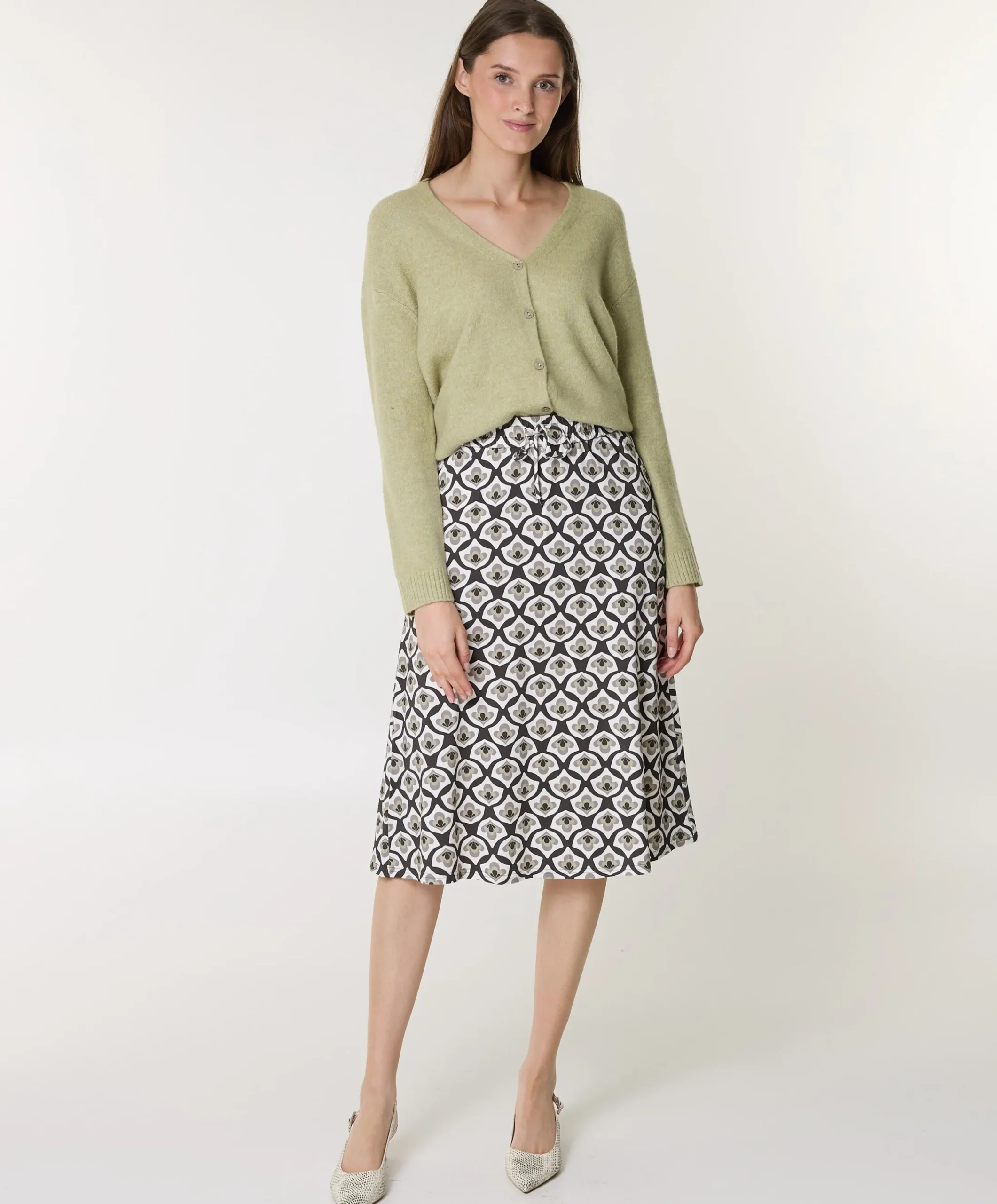 Dames rok groen
