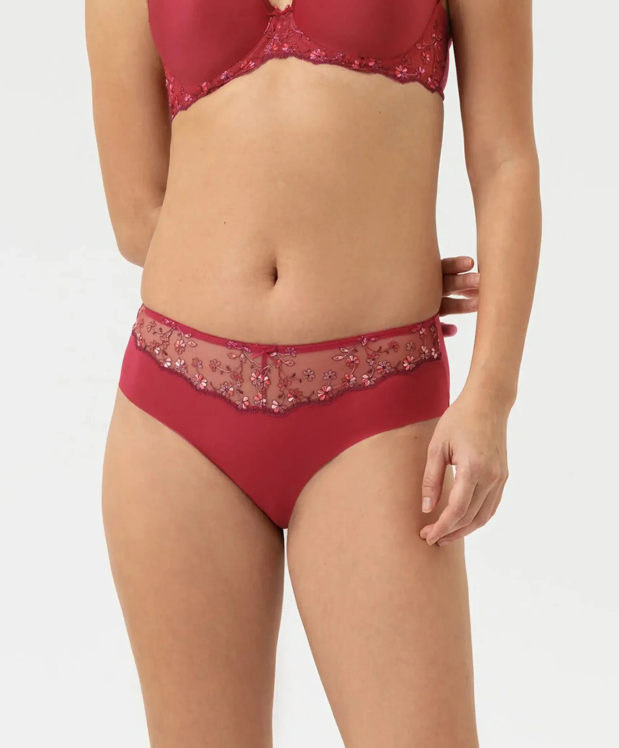 Dames shorts rood