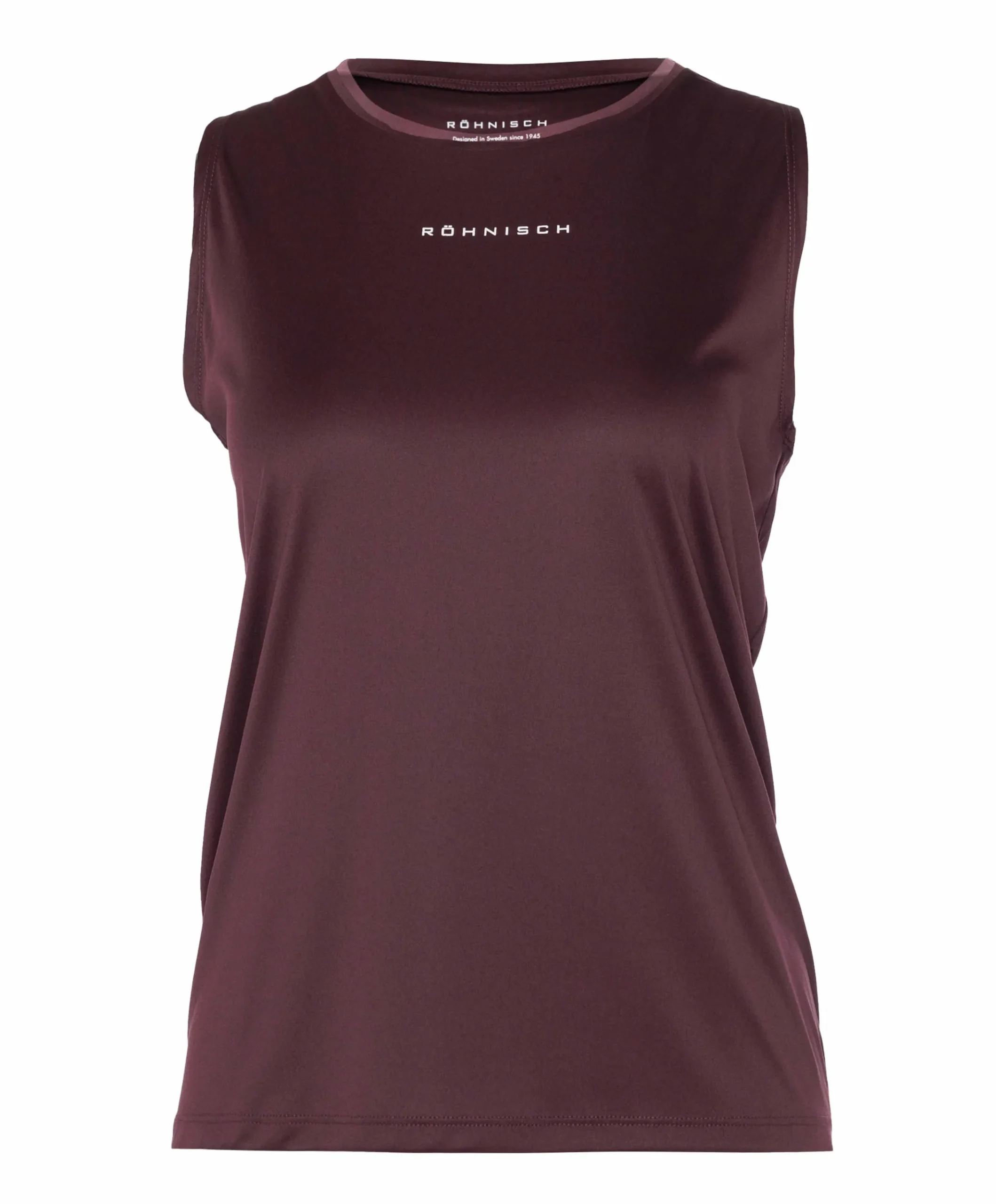 Dames singlet bordeaux