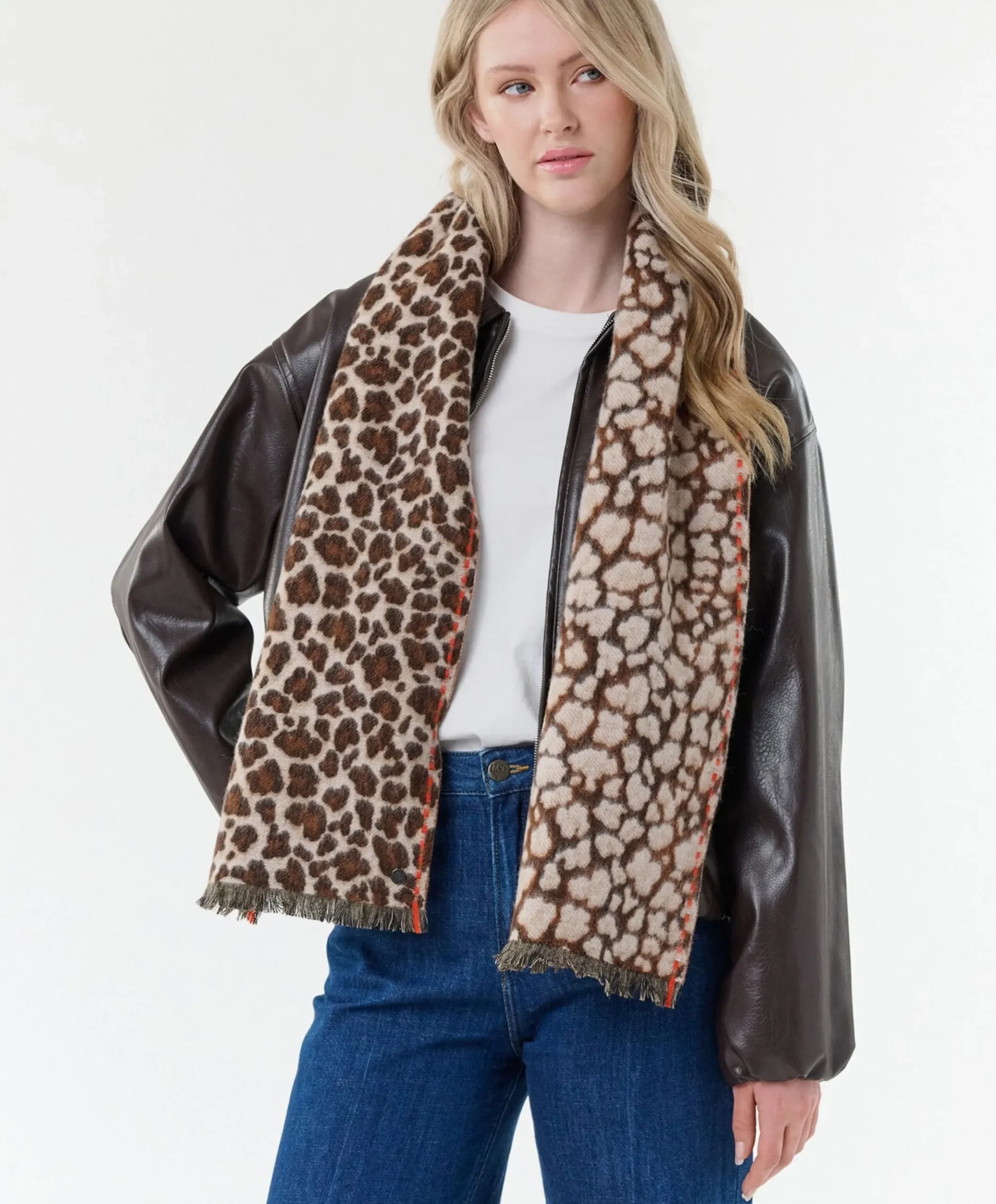 Dames sjaal beige