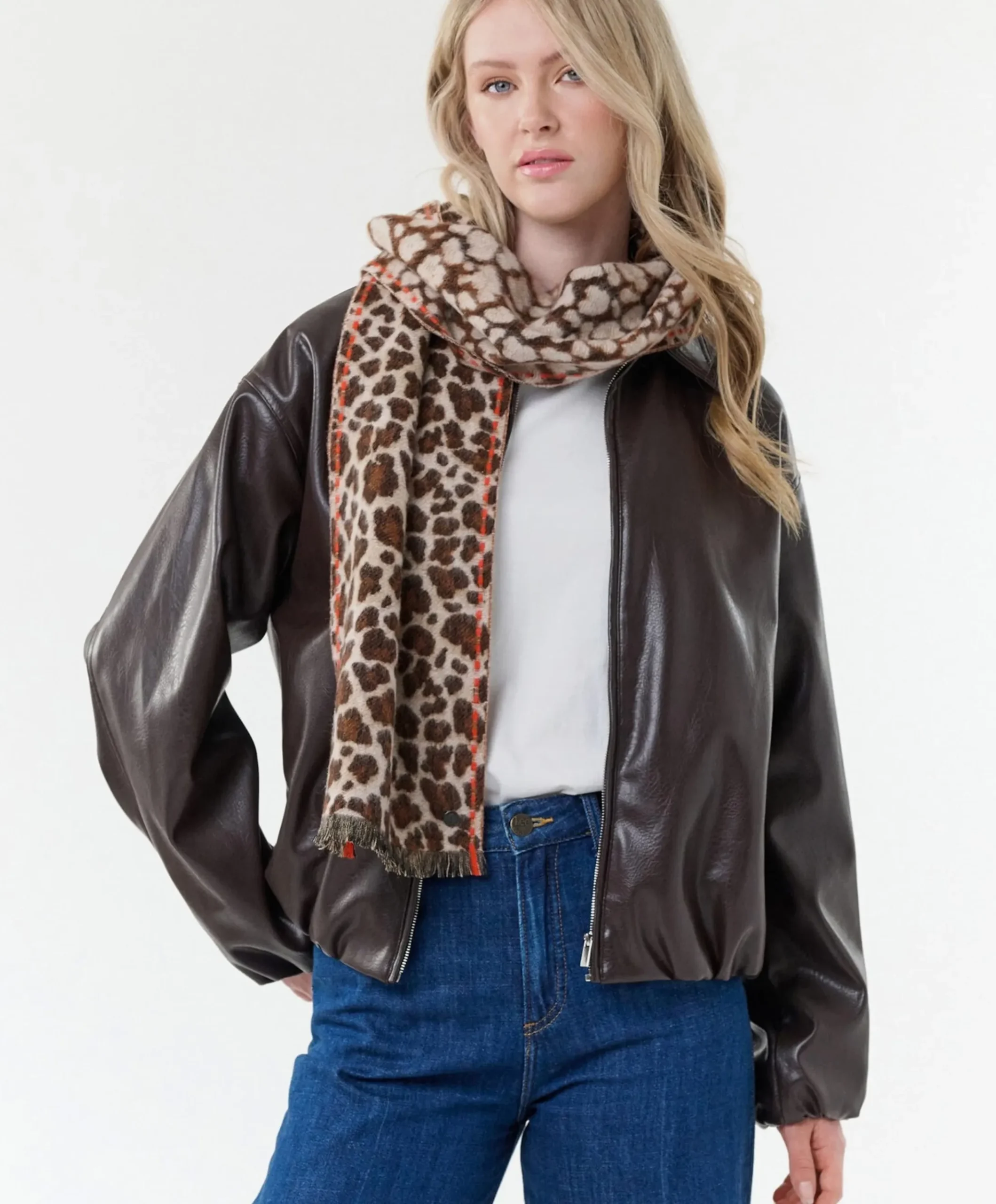 Dames sjaal beige