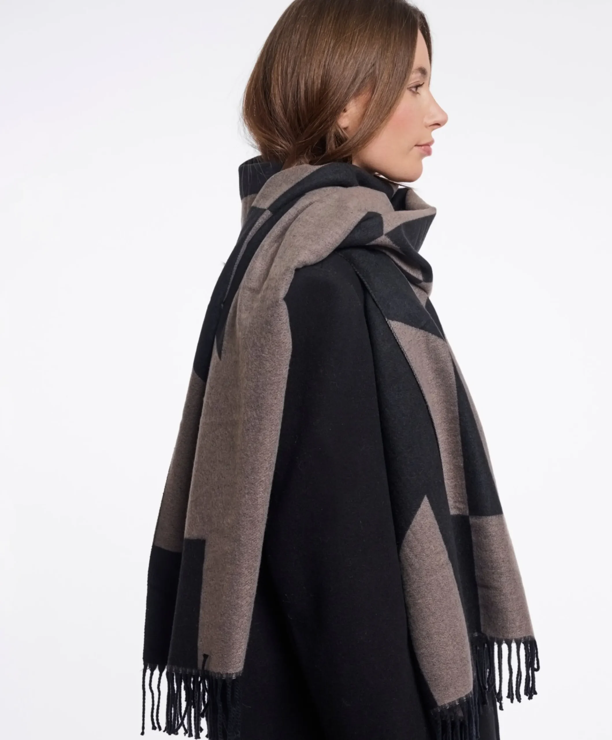 Dames sjaal beige