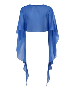 Dames sjaal blauw