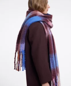 Dames sjaal blauw