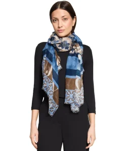 Dames sjaal blauw