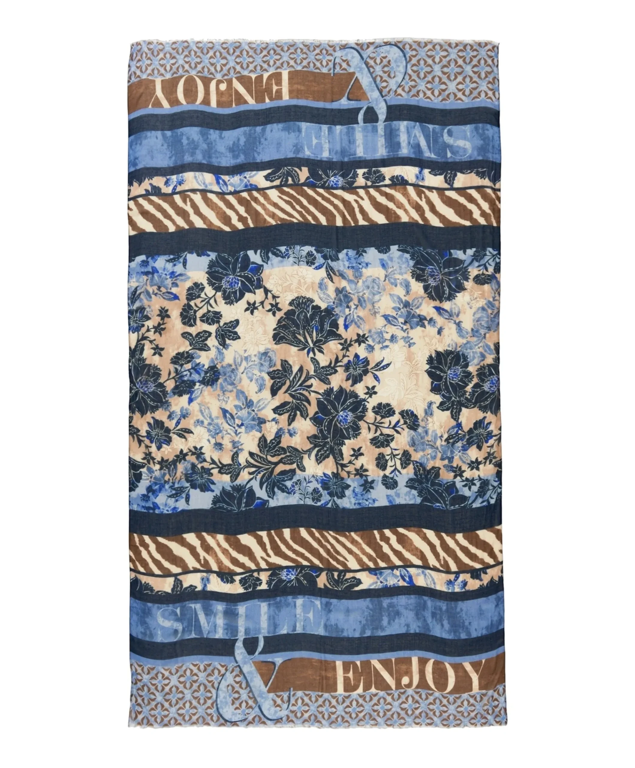 Dames sjaal blauw
