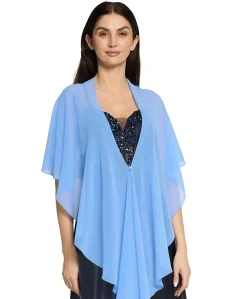 Dames sjaal blauw