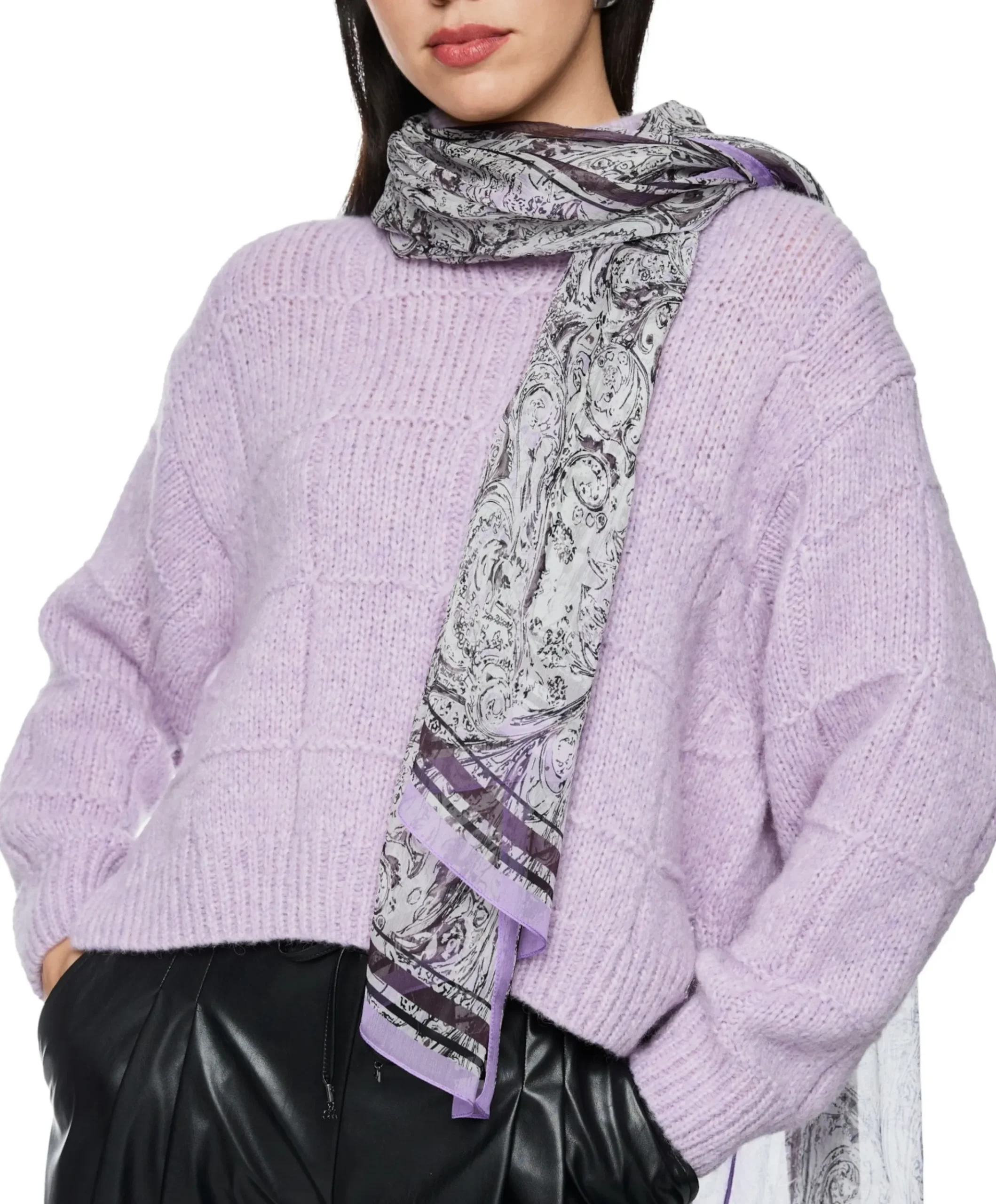 Dames sjaal blauw