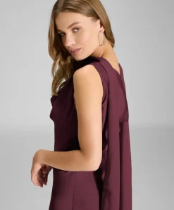 Dames sjaal bordeaux