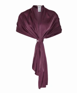 Dames sjaal bordeaux