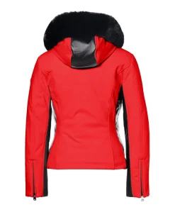 Dames ski-jas rood